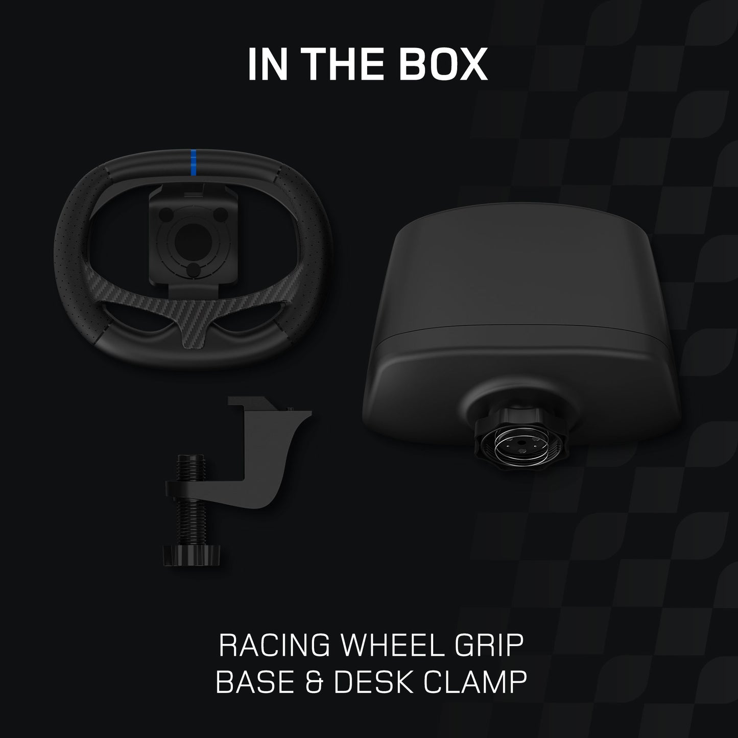 BASEKAMP AERO Racing Wheel Dock for DualSense Controllers - Gyro Racing - PS5, PC