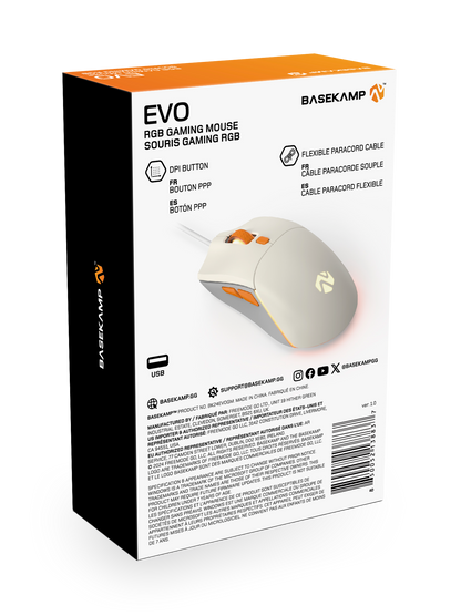 BASEKAMP EVO Wired Gaming Mouse