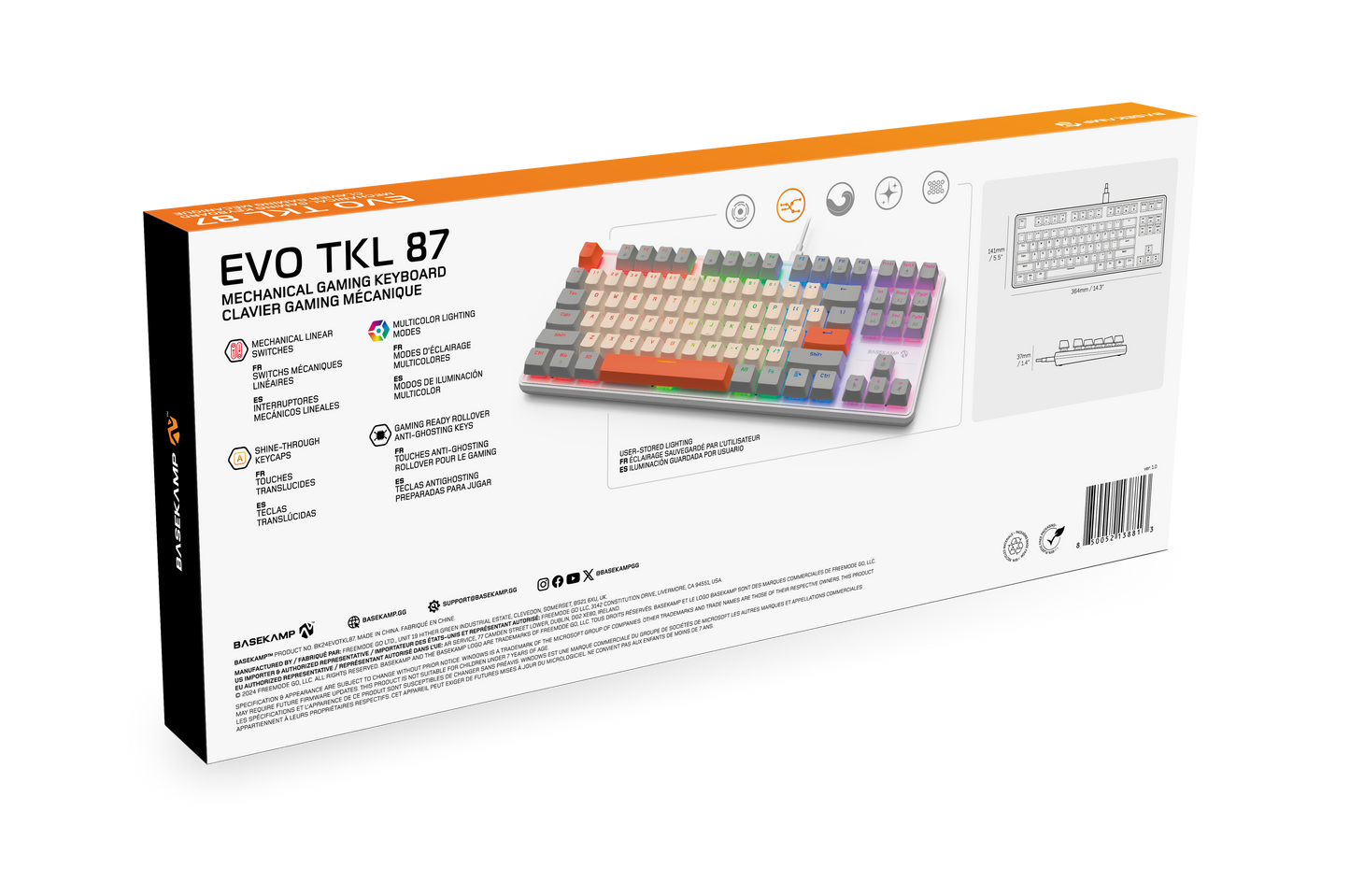 EVO TKL 87 Mechanical Keyboard