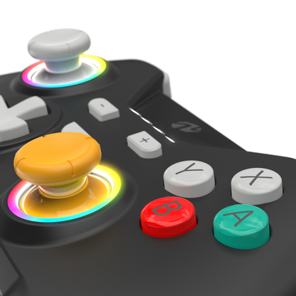 KORE+ RGB Wireless Controller for Nintendo Switch - Retro Black