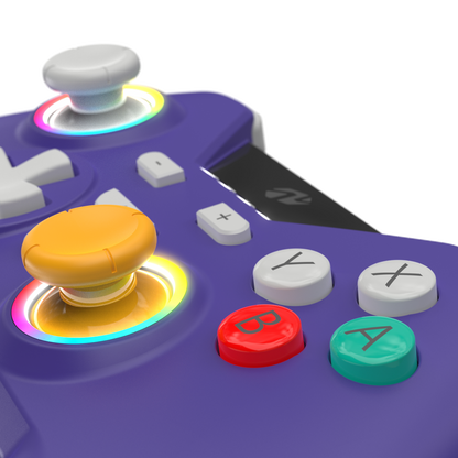 KORE+ RGB Wireless Controller for Nintendo Switch - Retro Purple